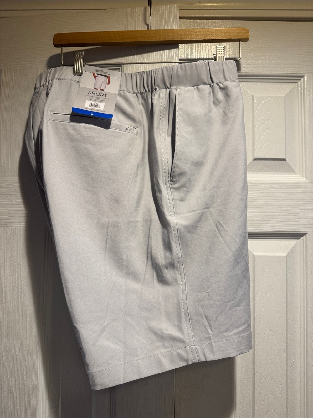 Greg Norman Collection White Athletic Performance Shorts